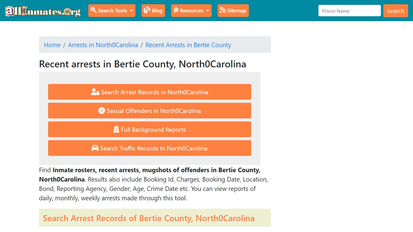 Recent arrests in Bertie County, North Carolina | Mugshots, Rosters ...